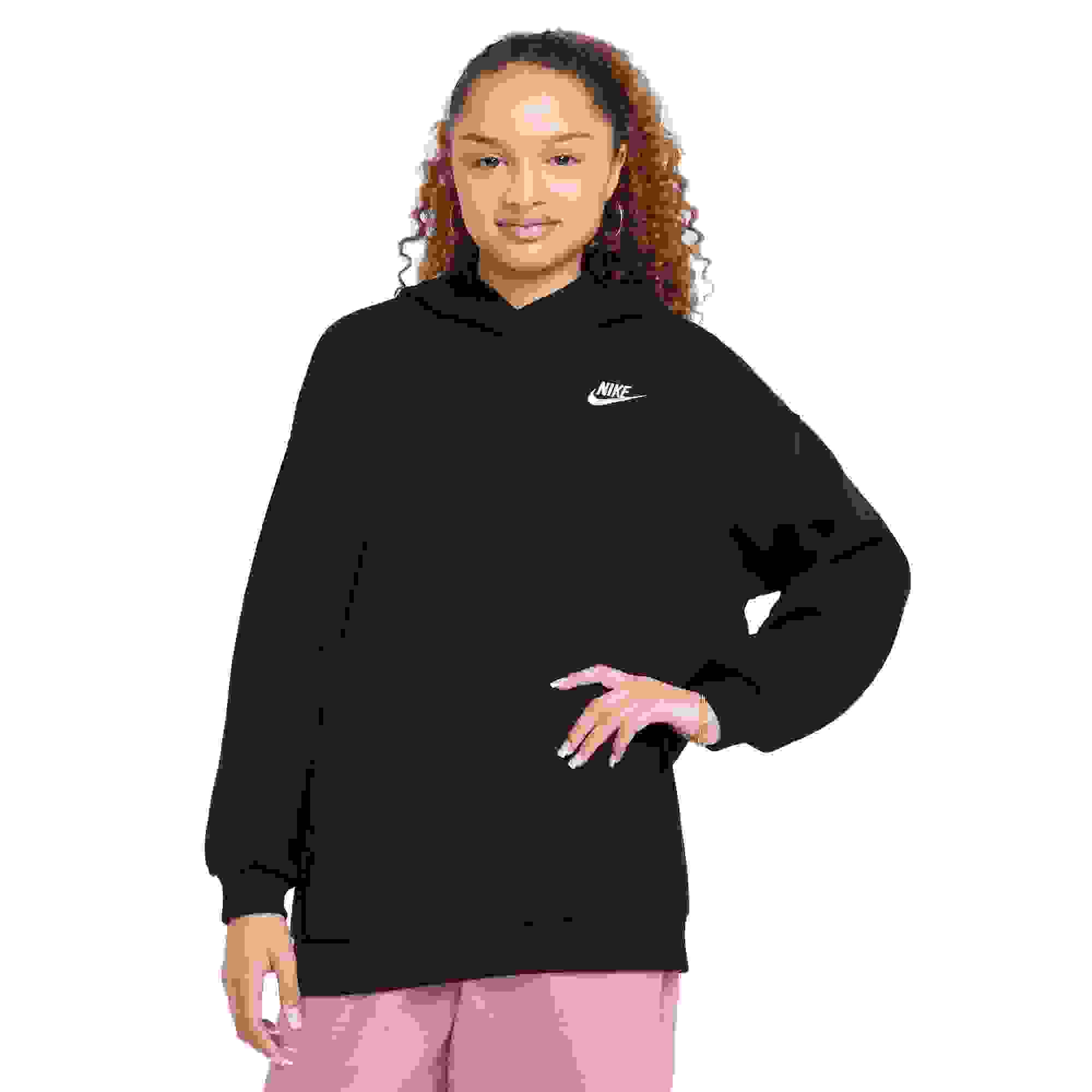Nike Sportswear Club Fleece Oversized Big Girls' Pullover Hoodie